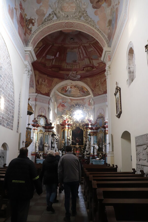 Klasztor w Lubiniu - Szopka Bożonarodzeniowa